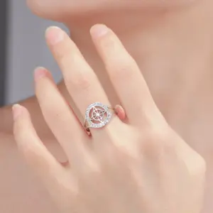 Elegant Adjustable Witch Knot Ring 12 S726102509f8a4d079f54472f3fa388a9z