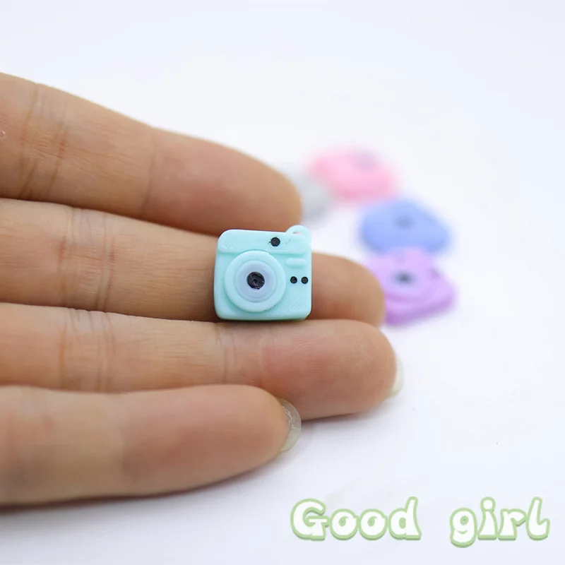 Pastel Blue Miniature Camera for Dollhouses 4 Pastel Blue Miniature Camera for Dollhouses - Image 4