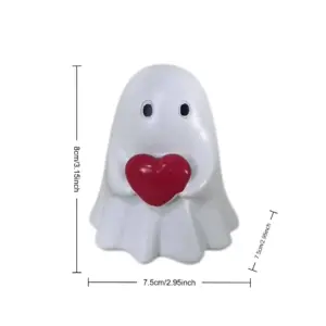 Resin Ghost Figurine with Heart Accent 12 S726fee8e6b304410814d6843ebc4c15do 1