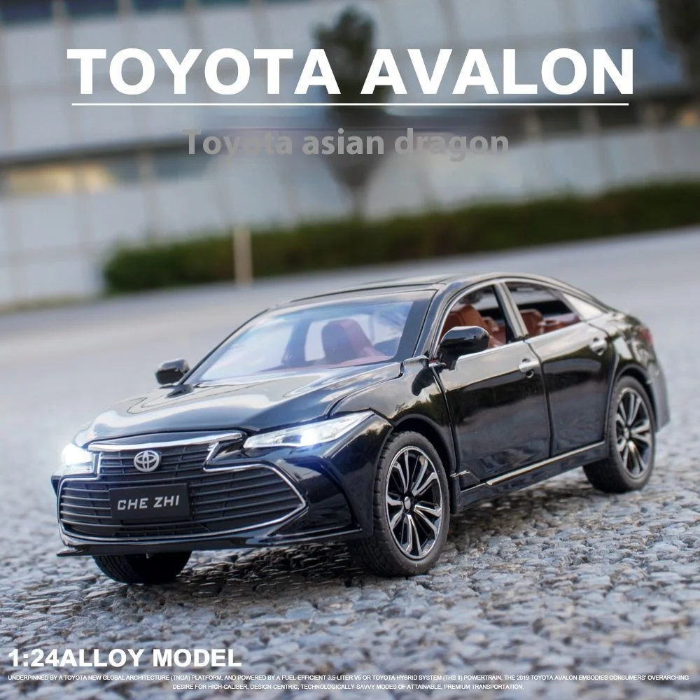 White 1:24 Scale Toyota Avalon Diecast Model 2 White 1:24 Scale Toyota Avalon Diecast Model - Image 2