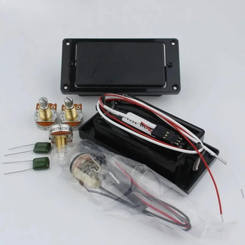 Black Electric Guitar Humbucker Pickup Set 2 Black Electric Guitar Humbucker Pickup Set - Image 2