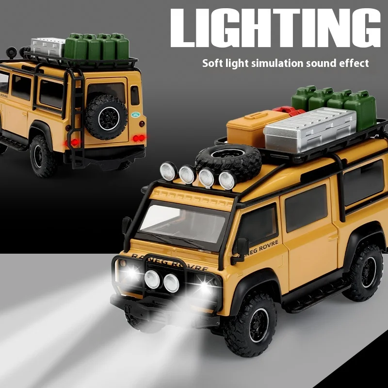 Land Rover Defender Van 1:32 Diecast Model 3 Land Rover Defender Van 1:32 Diecast Model - Image 3