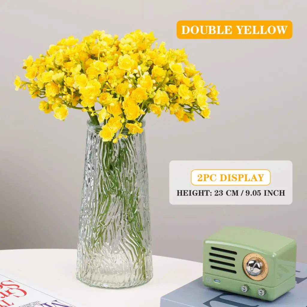 Blue Artificial Baby's Breath Bouquet - 42 Flowers 10 Blue Artificial Baby's Breath Bouquet - 42 Flowers - Image 10