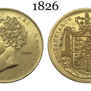 George IV 1826 Antique Replica Coin 10 S72b2d73396b9498483d984bebff77baf0