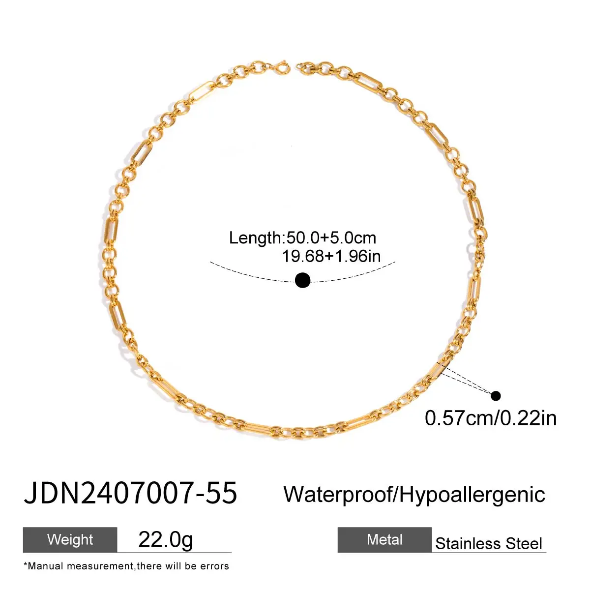 Men's Stainless Steel Cross Necklace with Rhinestones 9 Men's Stainless Steel Cross Necklace with Rhinestones - Image 9