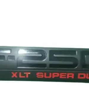 F-250 XLT Super Duty Badge in Chrome and Black 14 S72be2b3ec46344079c4ccd3dacf2c52eA