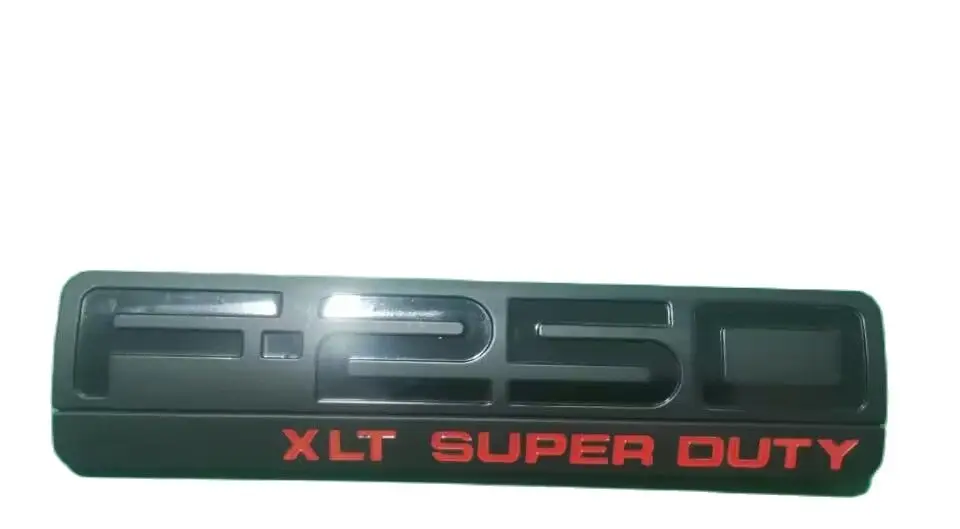 F-250 XLT Super Duty Badge in Chrome and Black 7 F-250 XLT Super Duty Badge in Chrome and Black - Image 7