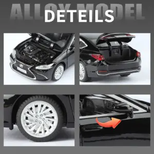 Black Lexus ES 300h 1:24 Scale Diecast Model 10 S72be8a6c1e1c4f31936259e8ae55dd95o
