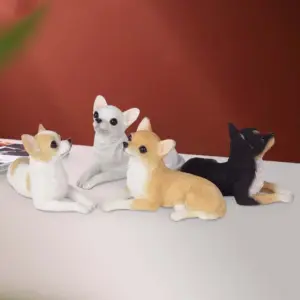 Realistic 1/6 Scale Chihuahua Resin Figurine 13 S72f13d273ad045698a96cf97e08f6ea7P