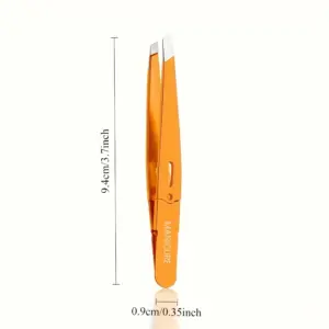 Bright Orange Stainless Steel Eyebrow Tweezer 11 S73030b5d0e2e4d93a0d877ae2a8ac194g 2