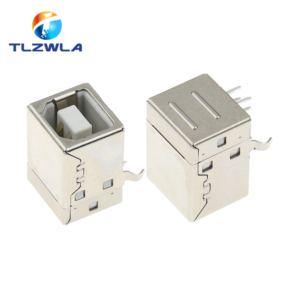 Square USB B Female Connectors Set of 10 4 Square USB B Female Connectors Set of 10 - Image 4