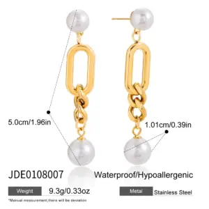 Stainless Steel Pearl Drop Earrings 13 S7316f62a24934d85a27c77d7efecaac2j