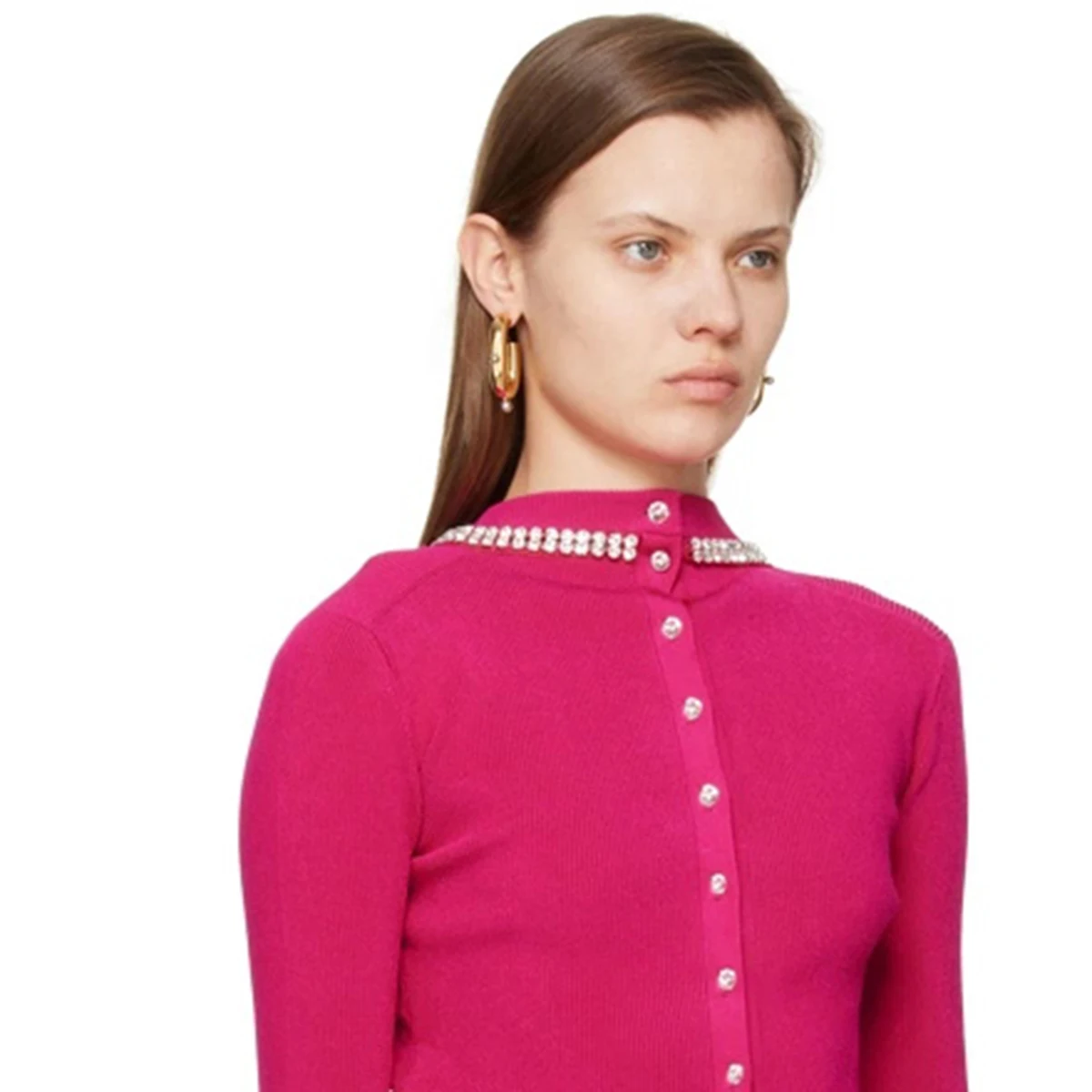 Bold Gold and Silver Stainless Steel Earrings 3 Bold Gold and Silver Stainless Steel Earrings - Image 3