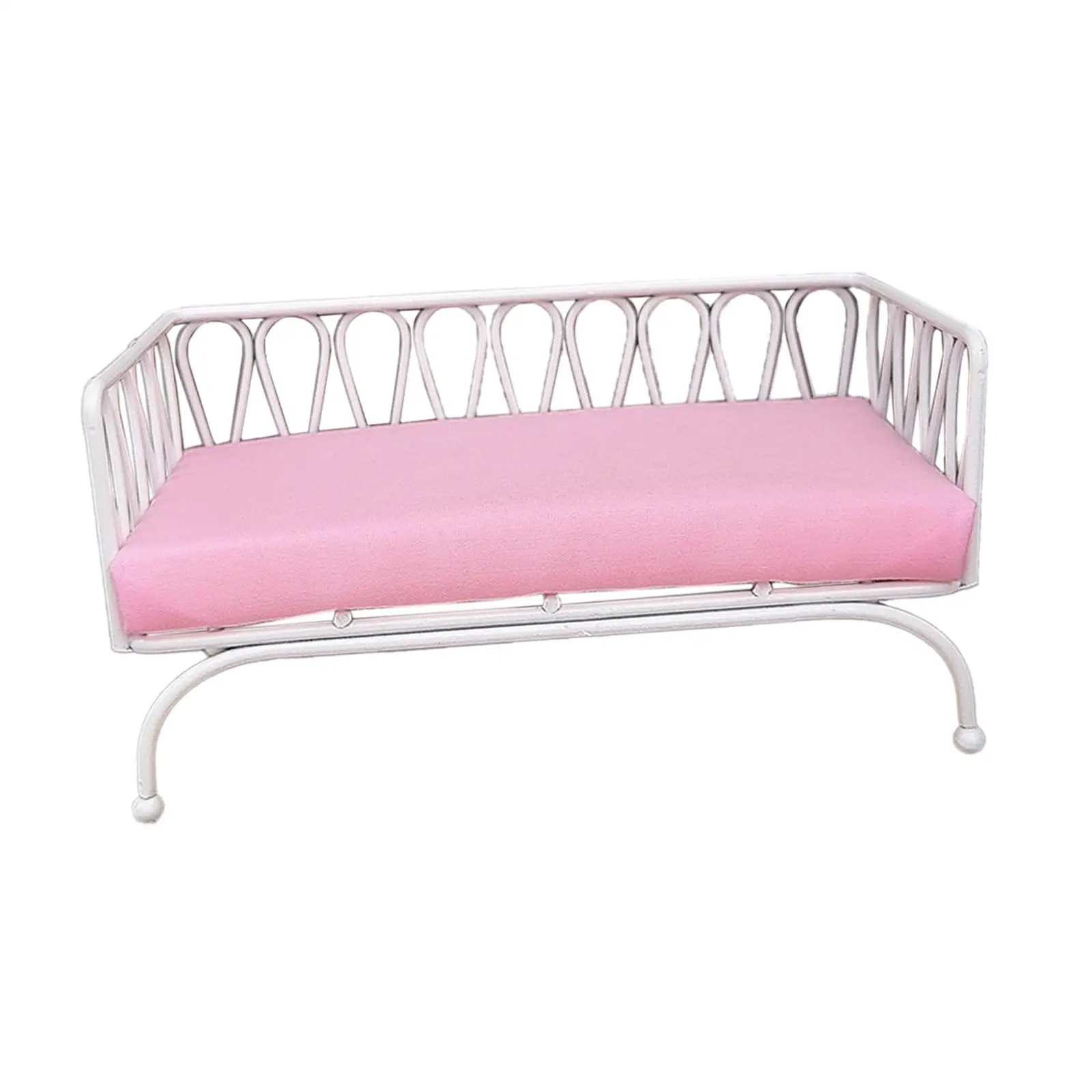 Miniature Metal Dollhouse Sofa for Collectors 9 Miniature Metal Dollhouse Sofa for Collectors - Image 9