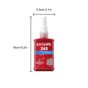 LOOLIFL 243 Medium-Strength Threadlocker 50ml 14 S732921447cc248d39308afda4edc1ca4H