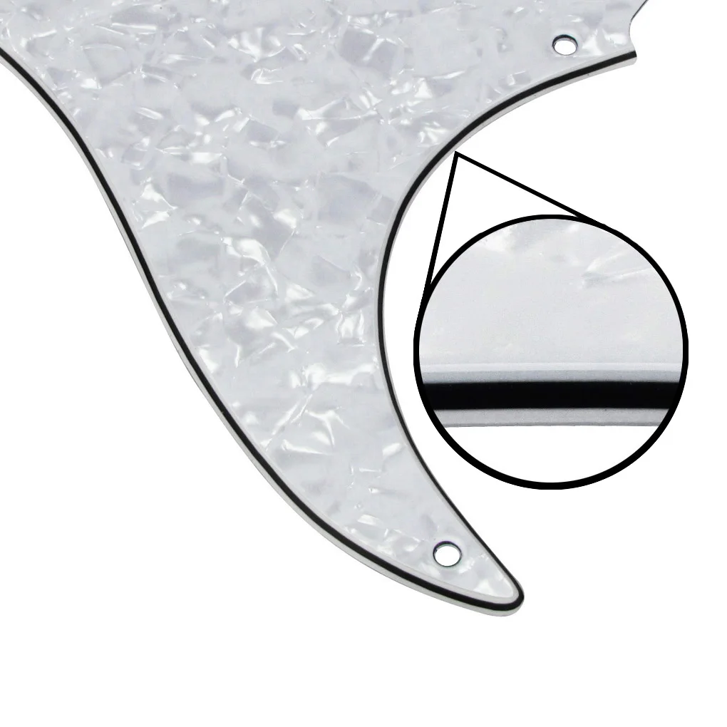 White Pearl Pickguard for Stratocaster 5 White Pearl Pickguard for Stratocaster - Image 5