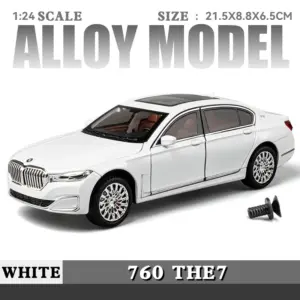BMW 760Li 1:24 Diecast Model Collector's Replica 16 S73885c4817b4498cb313b2f287a07631r
