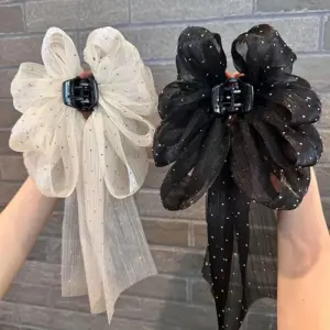 Large Mesh Bow Hair Clip for Women 9 S7398649335d2451580f93bdcc55dee21H