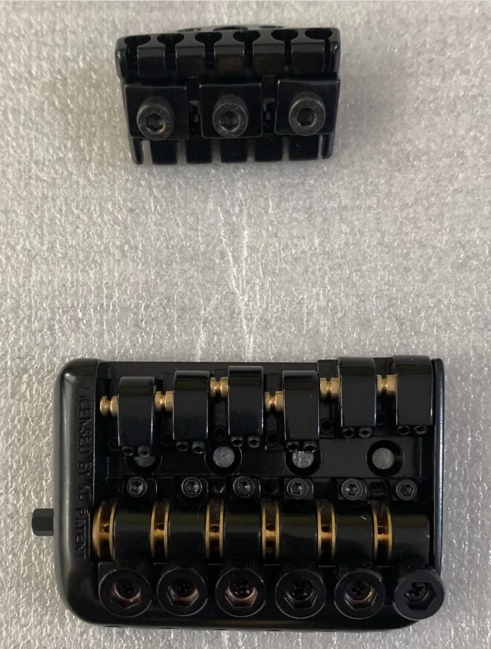 Professional Headless Guitar Bridge 76x55mm 1 Professional Headless Guitar Bridge 76x55mm