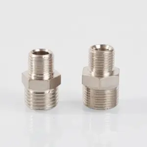 Nickel-Plated Brass Pipe Fittings for Hydraulic Systems 9 S73bab08adfda478d9a2d92a28b658d16Q 1