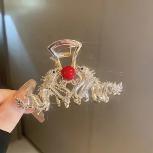 Chinese Zodiac Dragon Hair Clip in Gold Tone 18 S73d49b132360460e82bb6ad56e6f502et