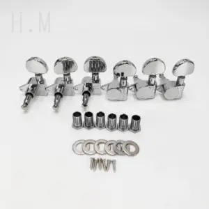 Six High-Quality Guitar Tuning Pegs Set 17 S73dba8407a204f9d985aaaa2ffaa551eX