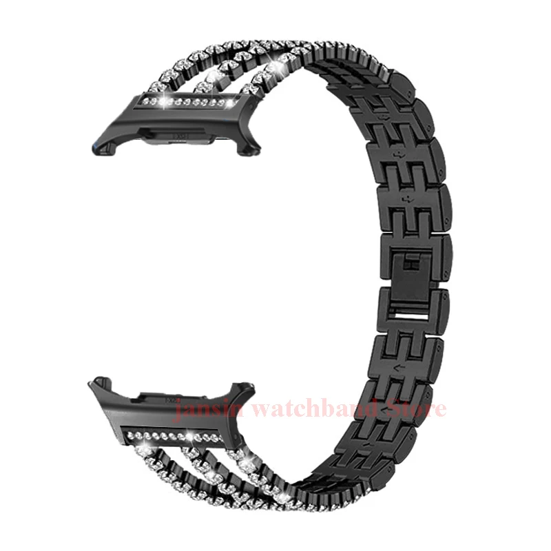 Diamond Stainless Steel Watch Strap for Galaxy Watch 8 6 Diamond Stainless Steel Watch Strap for Galaxy Watch 8 - Image 6