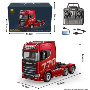 Vibrant 1/18 Scale Remote Control Semi-Truck 8 S7411cdd963984718a68d8bf3c1efb37cs