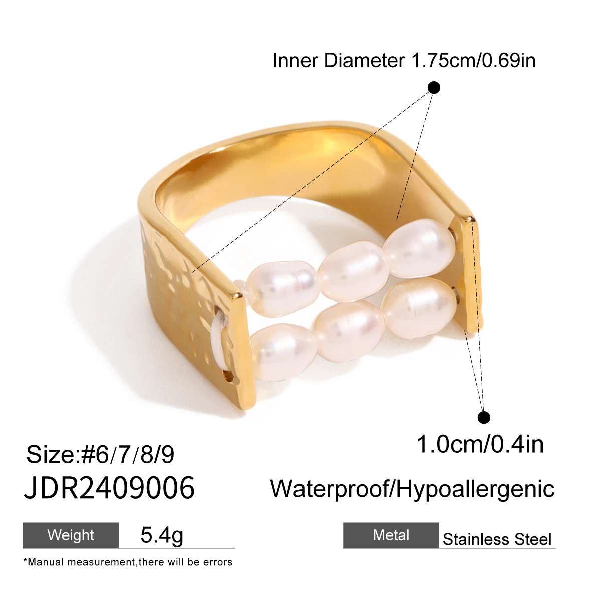 Elegant Gold Stainless Steel Ring for Men & Women 7 Elegant Gold Stainless Steel Ring for Men & Women - Image 7