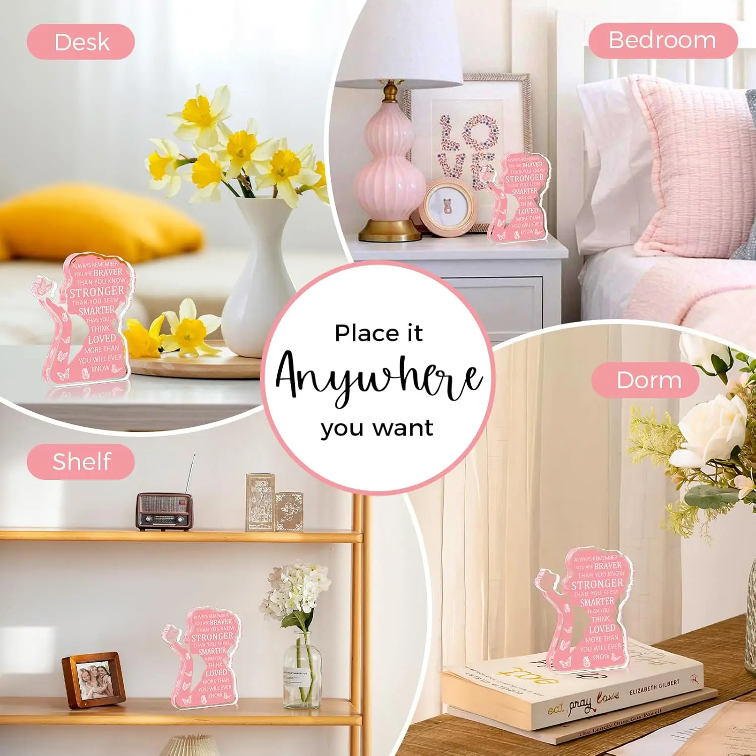 Inspirational Women's Figurine with Motivational Message 4 Inspirational Women's Figurine with Motivational Message - Image 4