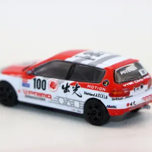 1:64 Honda Civic EG6 JTCC Model Car 9 S74424d8cb1ce4e1b89e9bdcf27f7300fU