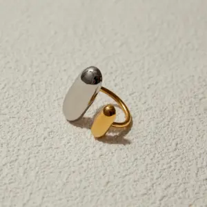 Unisex Stainless Steel Geometric Ring 8 S74500d2e592542118a58d39e99e40b18q