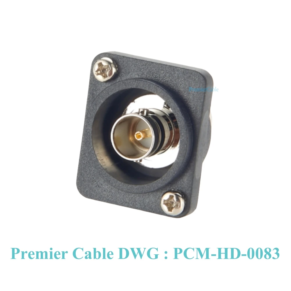 Black D-Type BNC Female-to-Female Connector 7 Black D-Type BNC Female-to-Female Connector - Image 7