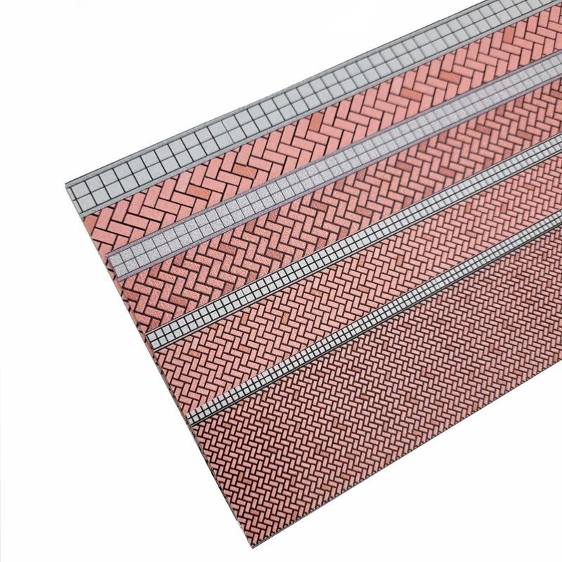 Miniature Brick Pavement Plates Set for Dioramas 3 Miniature Brick Pavement Plates Set for Dioramas - Image 3