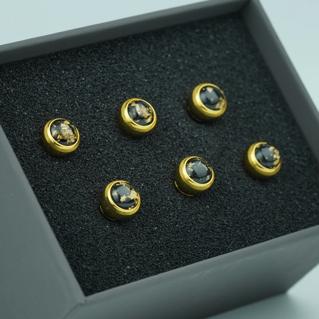 Copper Acoustic Guitar Bridge Pins Set 5 Copper Acoustic Guitar Bridge Pins Set - Image 5