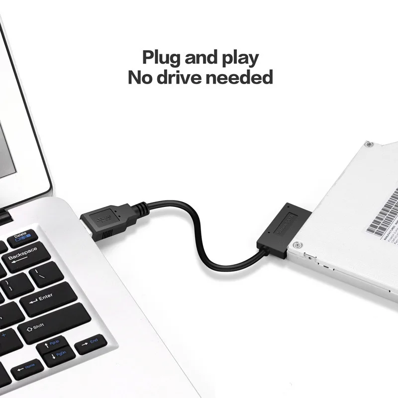 SATA to USB 3.0 Adapter for Optical Drives 4 SATA to USB 3.0 Adapter for Optical Drives - Image 4