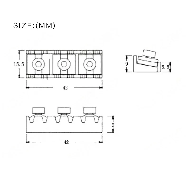 Electric Guitar Locking Nut for Floyd Rose 6 Electric Guitar Locking Nut for Floyd Rose - Image 6