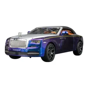 Luxury 1:24 Blue Diecast Car Model 19 S74ce252939aa44d5af5627d1e4cd43c59