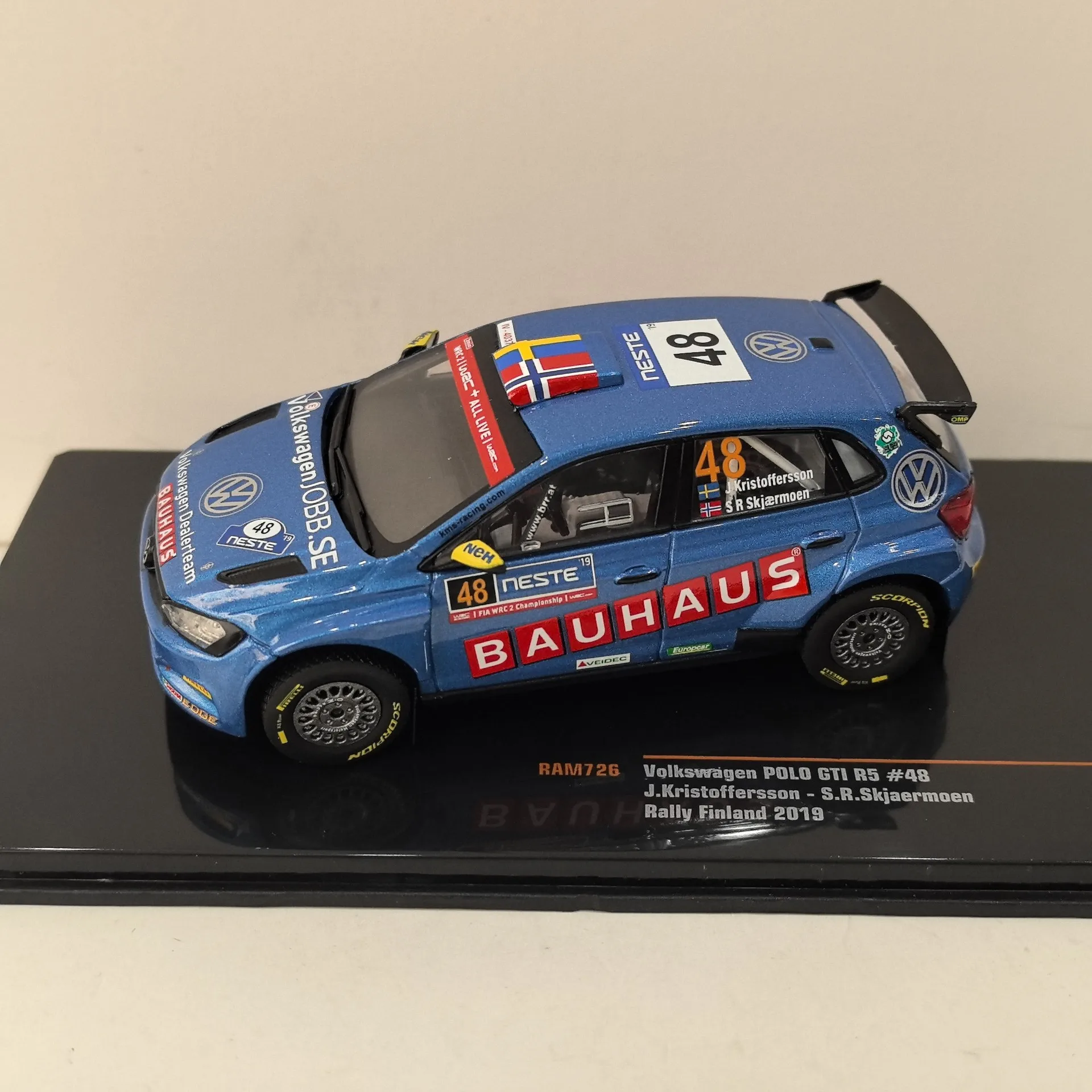 IXO 1:43 Polo GTI R5 Rally Car Model 2 IXO 1:43 Polo GTI R5 Rally Car Model - Image 2