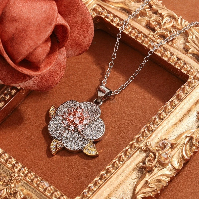 Elegant Silver Pendant Necklace for Women 4 Elegant Silver Pendant Necklace for Women - Image 4