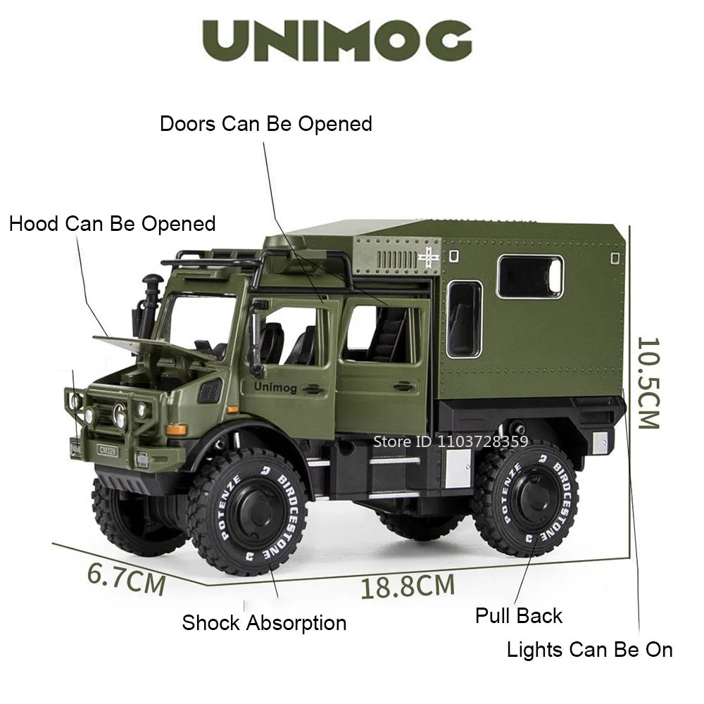 Rugged UNIMOG RV U5000 Model Toy 2 Rugged UNIMOG RV U5000 Model Toy - Image 2
