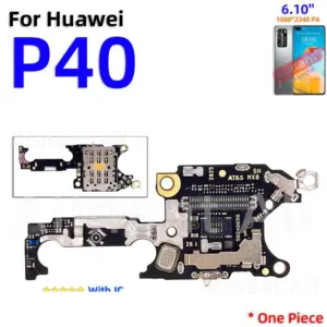 Huawei USB Port Flex Cable for P40 & P50 Pro 12 S74f78631bac3424b982dd8a57860c77fF