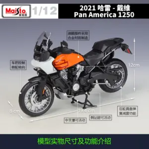 Maisto 2021 Pan America 1250 Motorcycle Model 7 S74fdca370d91490e956b9598c1c898f4d