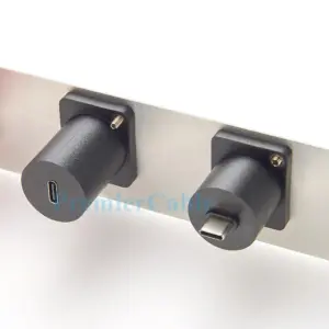 Durable USB C Panel Mount Adapter 10Gbps 8 S750148352f8c4e4c98c2fb0a64678fa4T