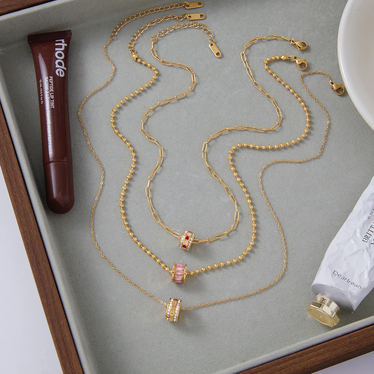 Stainless Steel Geometric Pendant Necklace 5 Stainless Steel Geometric Pendant Necklace - Image 5