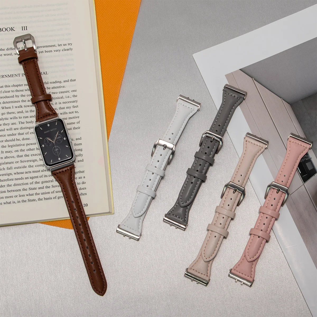 Leather Band for Galaxy Fit 3 20mm 2 Leather Band for Galaxy Fit 3 20mm - Image 2