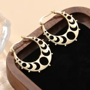 Vintage Celestial Gold Hoop Earrings 9 S7564276358bd432bb2a65c0b2f1b27620