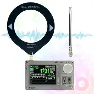 Mini Transparent Portable FM Radio with IPS Display