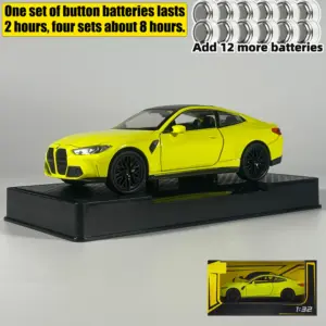 Yellow BMW M4 Coupe Diecast Model 1:32 Scale 16 S759574652c3949b490d60d47f323bdcfc