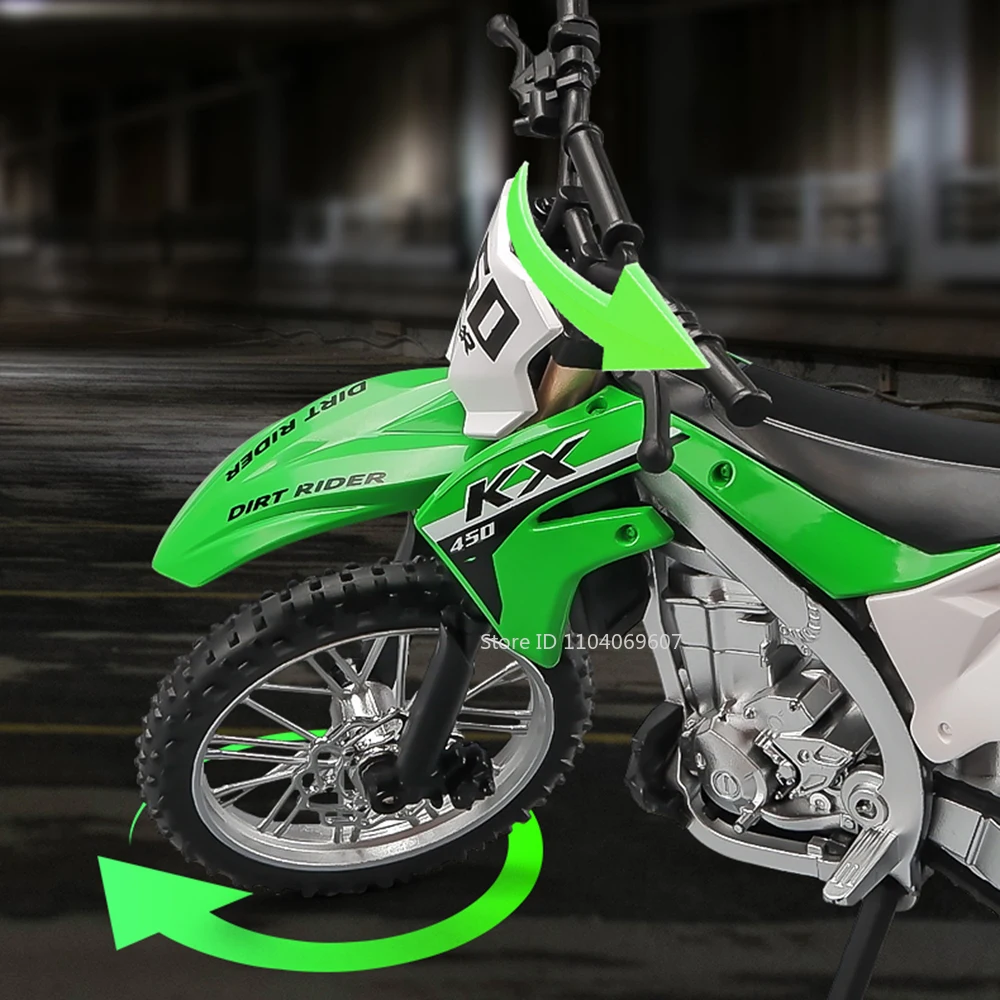 Kawasaki KX450 1:12 Scale Model Motorcycle 6 Kawasaki KX450 1:12 Scale Model Motorcycle - Image 6